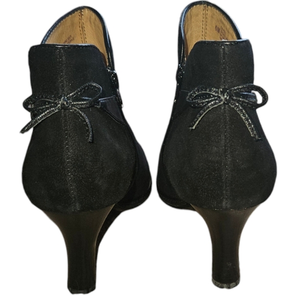 Söfft Genuine Leather Suede Ankle Heeled Mini Boots - Picture 4 of 6